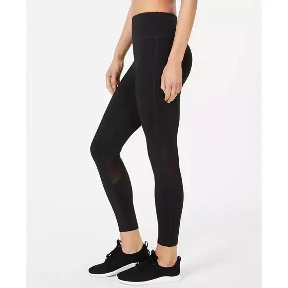 Calvin Klein Performance Mesh-Inset 7/8 Length Leggings XS - Picture 3 of 3